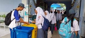 Jalankan Program Peduli Andalan, SMA Angkasa Bentuk Tim Andil